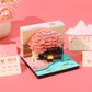 2025 Weekly Calendar Pink Treehouse 3d Memo Pad