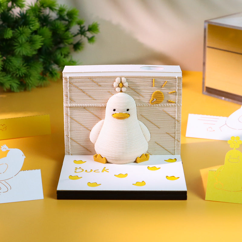 Lucky Duck 3D Memo Pad