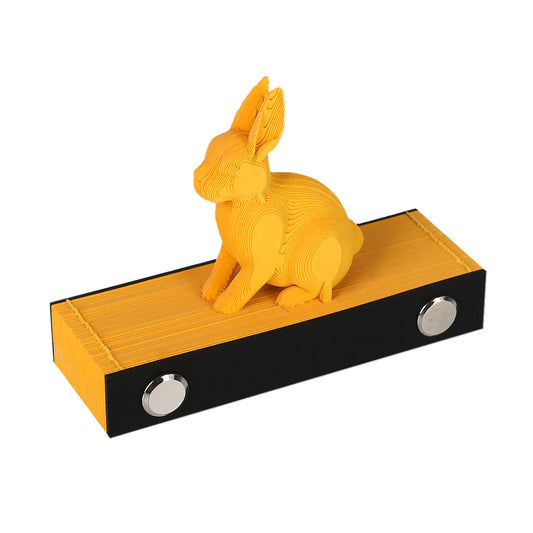 12 Zodiac Star Sign Animal Rabbit Model 3D Memo Pad