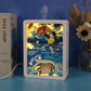 Ponyo Cute Anime Light Box Paper Craving Lamp