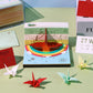 3D memo pads Origami Calendar 2025