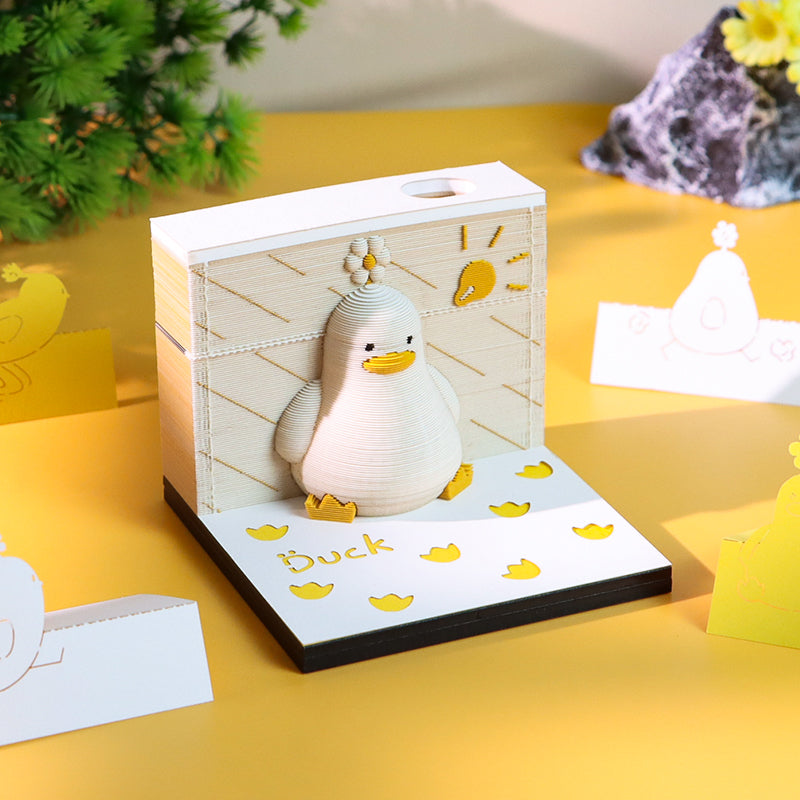 Lucky Duck 3D Memo Pad