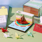 3D memo pads Origami Calendar 2025