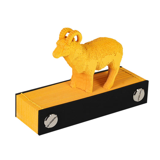 12 Zodiac Star Sheep Sign Animal Goat Model 3D Memo Pad