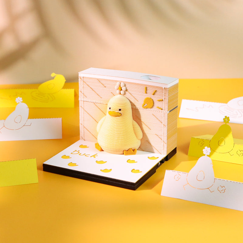 Lucky Duck 3D Memo Pad