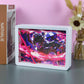 Devil-Slayer Anime Light Box Paper Craving Lamp（Black Shadow Box Frame）