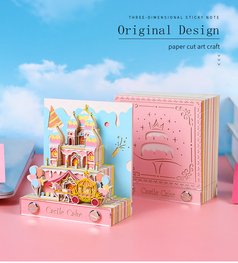 Castle Cake 2D Memo pad