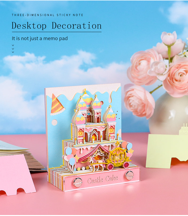 Castle Cake 2D Memo pad