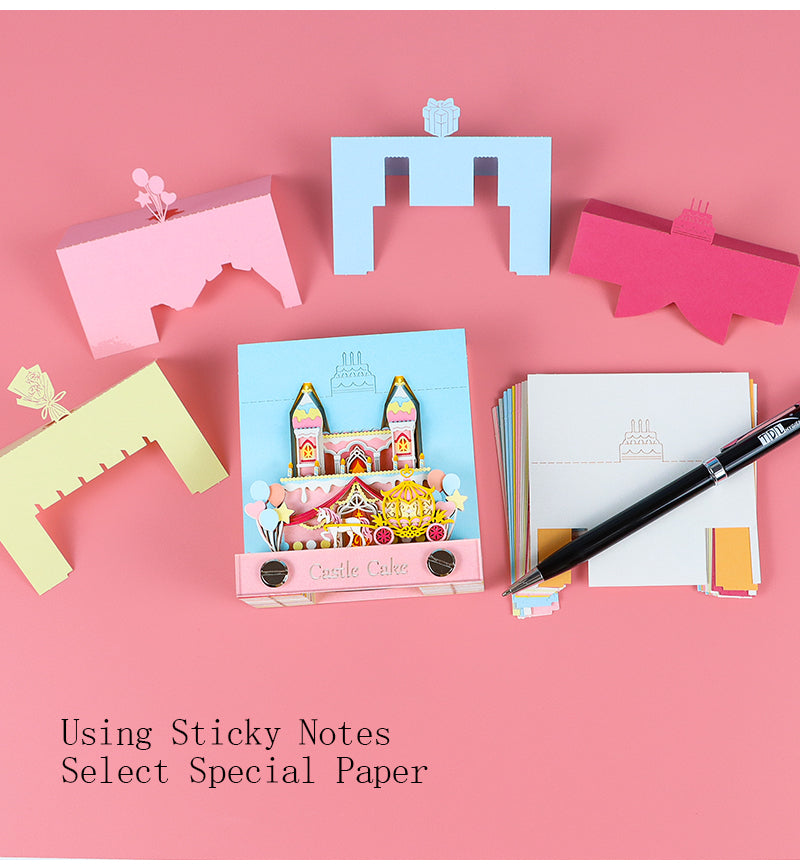 Castle Cake 2D Memo pad