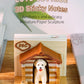 Cute Pet Dog Cottage 3D Memo Pad