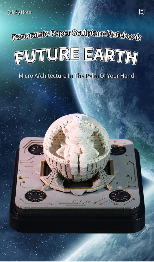 Future Earth Panorama Memo Pad