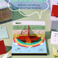 3D memo pads Origami Calendar 2025