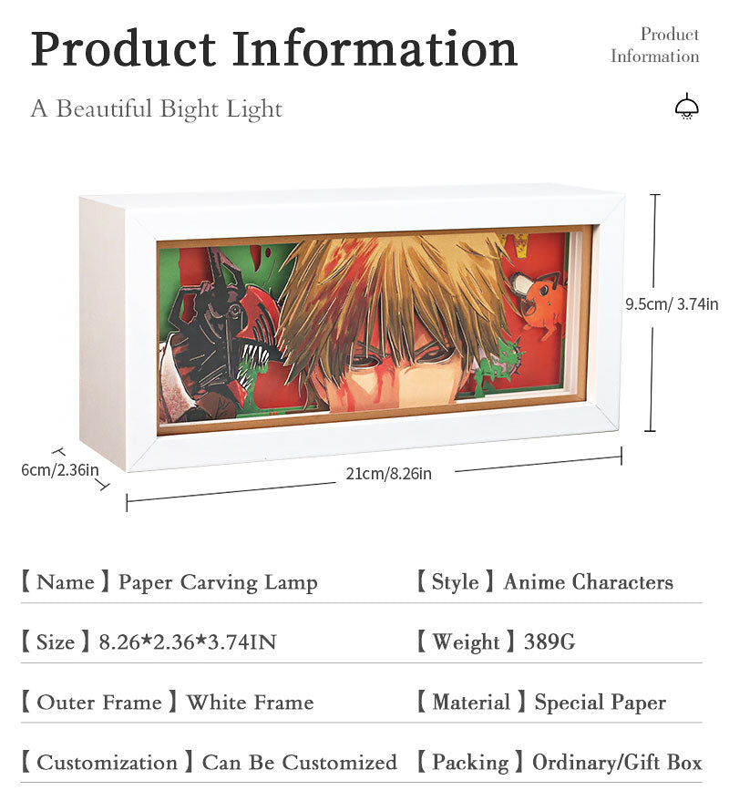 Denji Anime Light Box