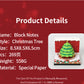 Christmas Tree 3D Memo Pad For Christmas decorations For Christmas Gift To Kid