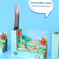 Dragon Boat Festival decorative pen container 3D Memo Pad