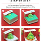 Christmas Tree 3D Memo Pad For Christmas decorations For Christmas Gift To Kid