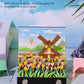 Windmill Notepads Sticky Notes Cube Kawaii Stationery Items For School Birthday Gift For Girls