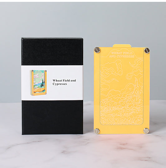 Wheat Field and Cypress 2D Memo Pad