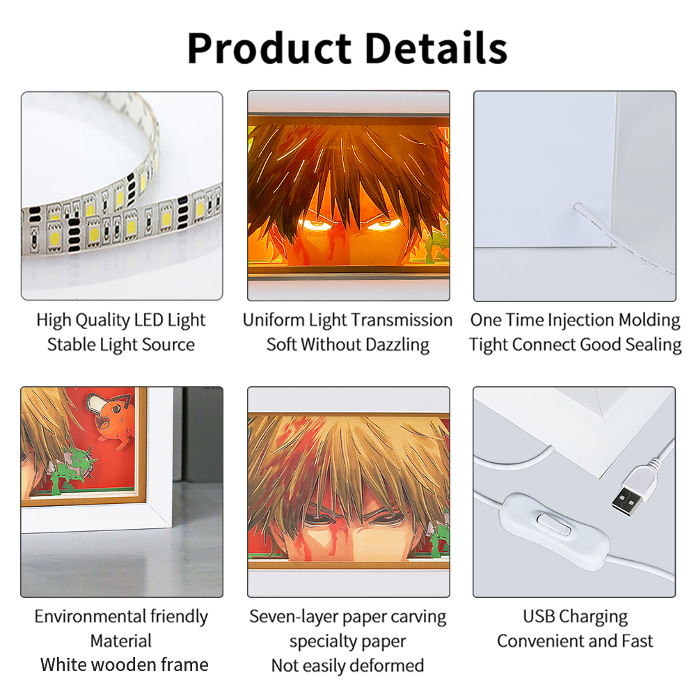 Denji Anime Light Box