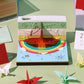 3D memo pads Origami Calendar 2025