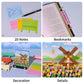 Windmill Notepads Sticky Notes Cube Kawaii Stationery Items For School Birthday Gift For Girls