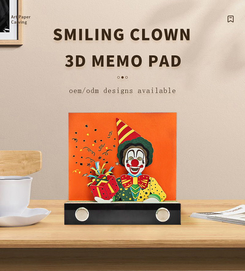 Joker 3D Memo Pad