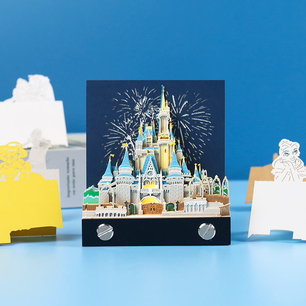 Lighted Disney Castle 3D Memo Pad