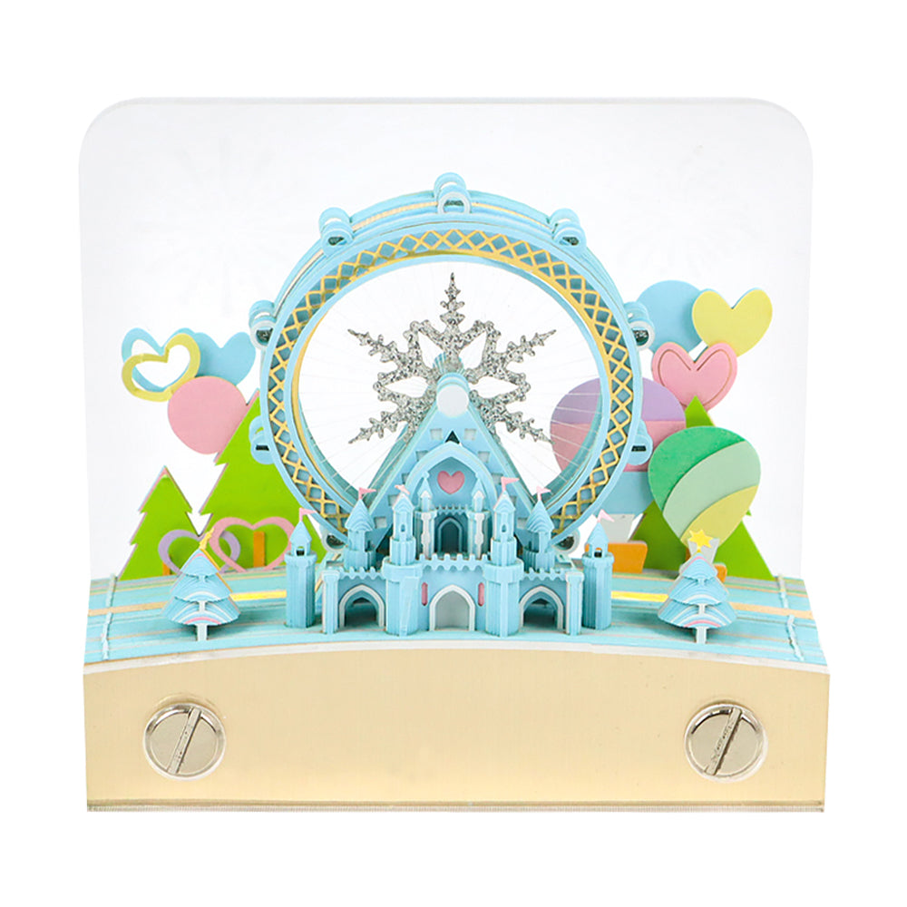 Ice And Snow World'S Ferris Wheel（weekly calendar）3D Memo Pad
