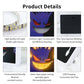 Pokemon Gengar Night Gate Anime Light Box Paper Craving Lamp