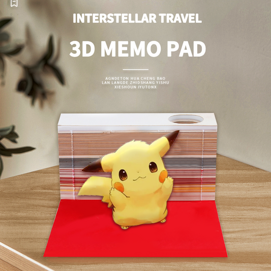 Pikachu 3D Memo Pad