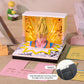 Dragon Ball Super Saiyan Son Goku 3D Model Memo Pad With Calendar and LED