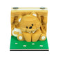 CuteBee Bear Face Icons Emoji 3D Miniature Model Hand Tear Off Memo Pad