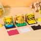 CuteBee Bear Face Icons Emoji 3D Miniature Model Hand Tear Off Memo Pad