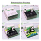 Cute Kung Fu Panda 3D Model Hand Torn Memo Pad With Weekly Calendar 2026