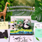 Cute Kung Fu Panda 3D Model Hand Torn Memo Pad With Weekly Calendar 2026