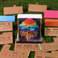 Tree of Chakra（Tree of Life） 3D Memo Pad With Calendar