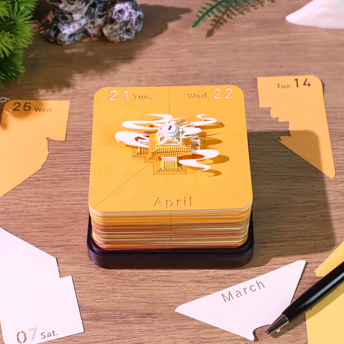 Temple On The Top of Mountain 3D Memo Pad
