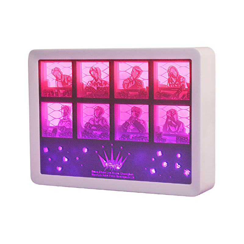 Kpop Stray Kids Shadow Light Box Paper Craving Lamp