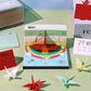 3D memo pads Origami Calendar 2025