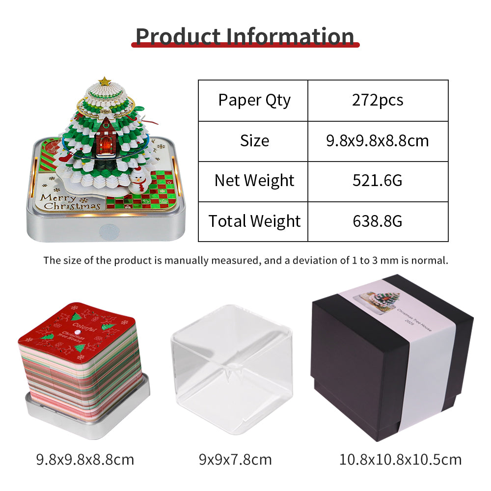 Christmas Tree 3D Calendar 2025