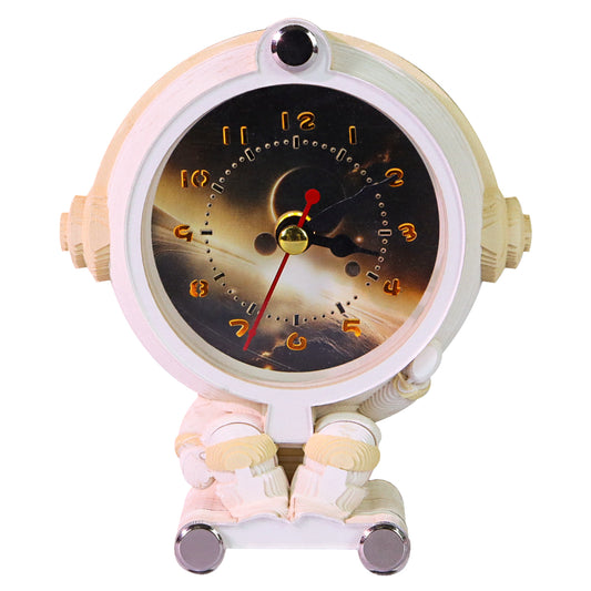 Astronaut 3D Model Memo Pad With Calendar 2026 and Clock