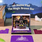 Wizard World Magic Broom Pub Miniature Hand Tear off 3D Calendar Memo Pad With Light