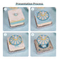 Romantic Carousel 3D Model Hand Torn Memo Pad With Daily Calendar 2026 and Light