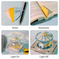 Romantic Carousel 3D Model Hand Torn Memo Pad With Daily Calendar 2026 and Light