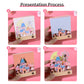 Kids Amusement Park Castle Ferris Wheel Tear Off 3D Memo Pad With Light