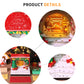 Christmas Tree and Santa House 3D Model Hand Torn Memo Pad With Weekly Calendar 2026