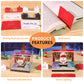 Santa Christmas Train Miniature Hand Tear off 3D Calendar Memo Pad With Light