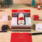 Santa Christmas Train Miniature Hand Tear off 3D Calendar Memo Pad With Light