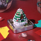 Christmas Tree Model Hidden 3D Calendar (Silver Base）