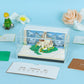 Castle in the Sky 3D Model Hand Torn Memo Pad With Weekly Calendar 2026